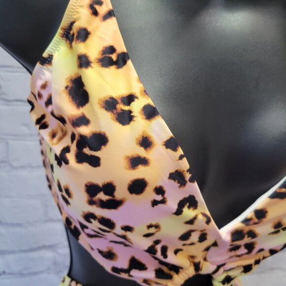 Bar III Women's Animal-Print O-Ring Monokini Swimsuit - Picture 3 of 8